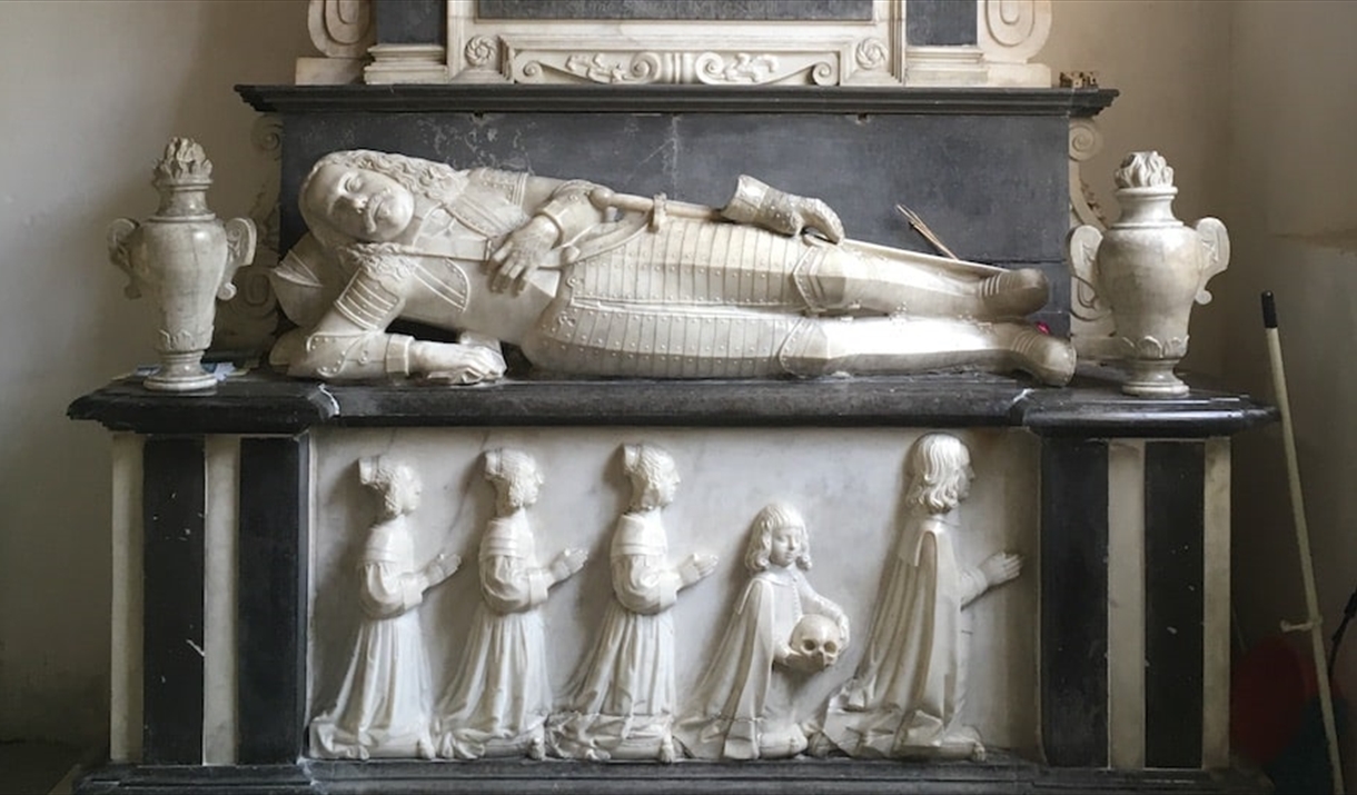 The tomb of Sir Henry Audley.