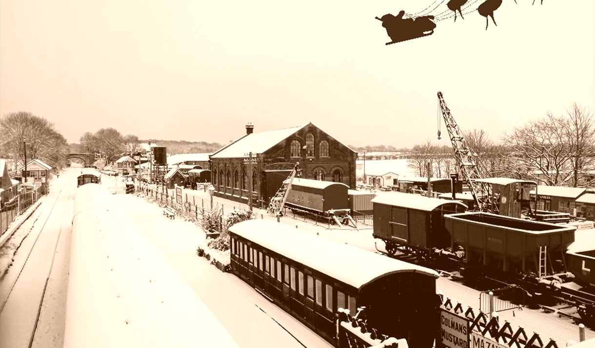 Festive Steam and Santa