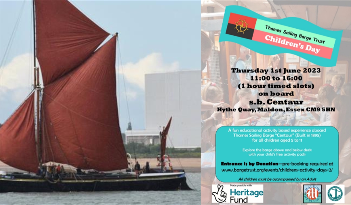 Poster with Thames Barge