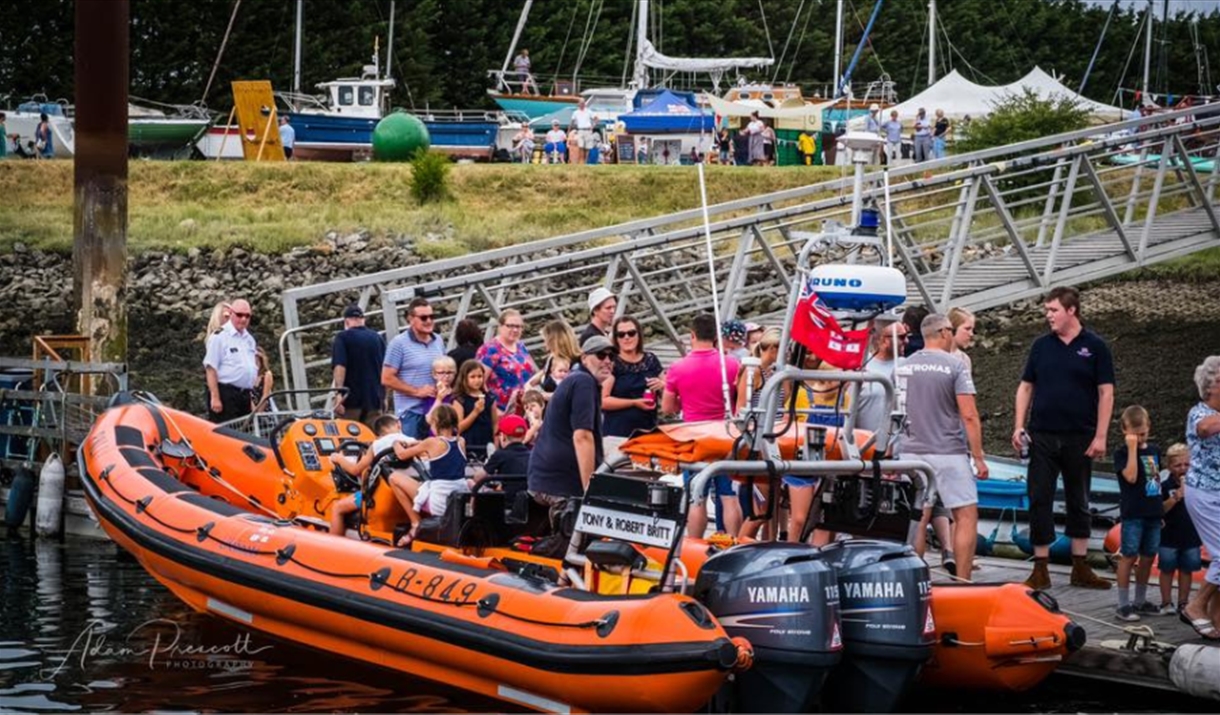 Burnham lifeboat at a previous open day
