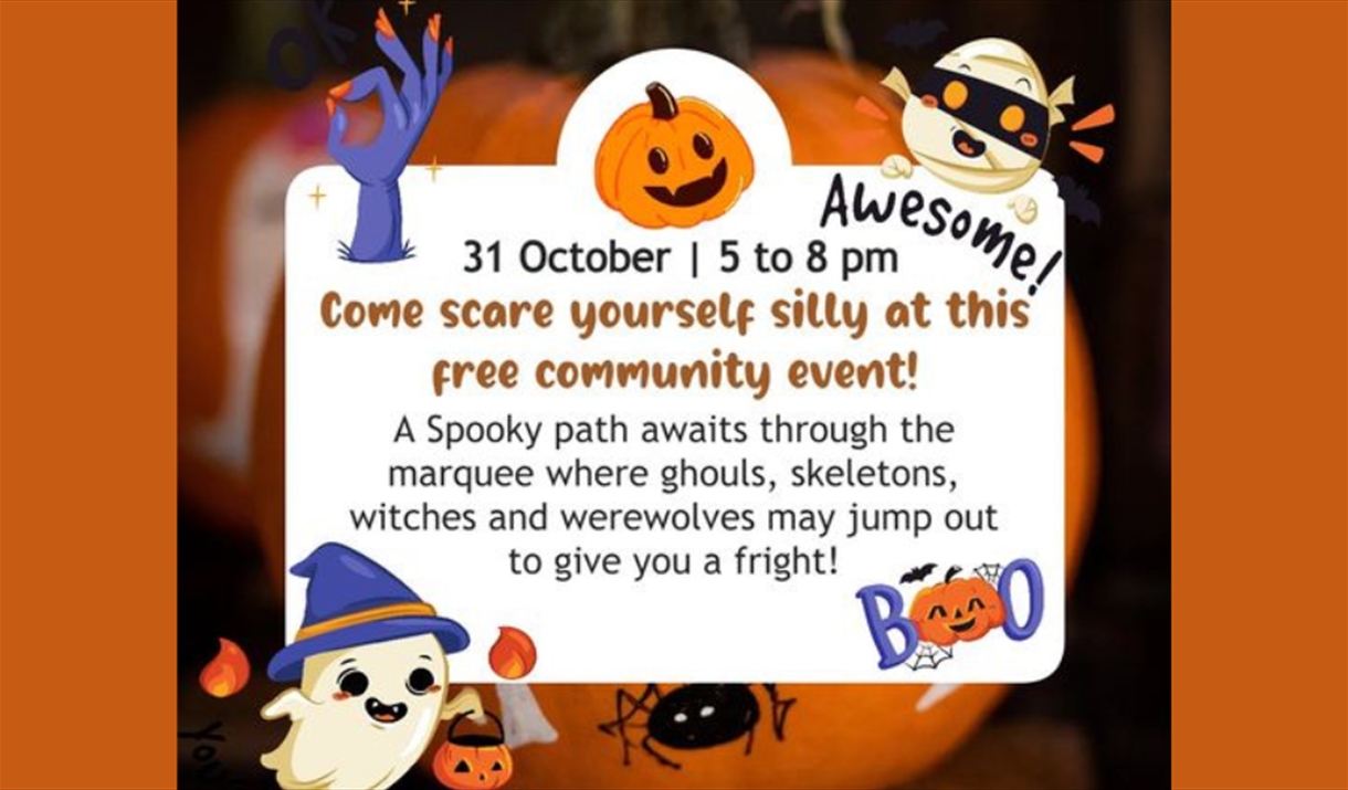 Poster for Halloween event