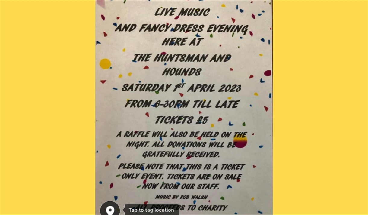 Poster for music event