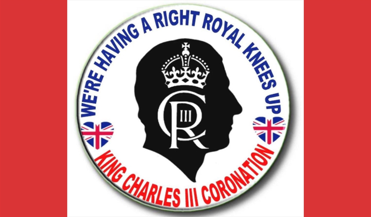 Poster with King Charles III in silhouette