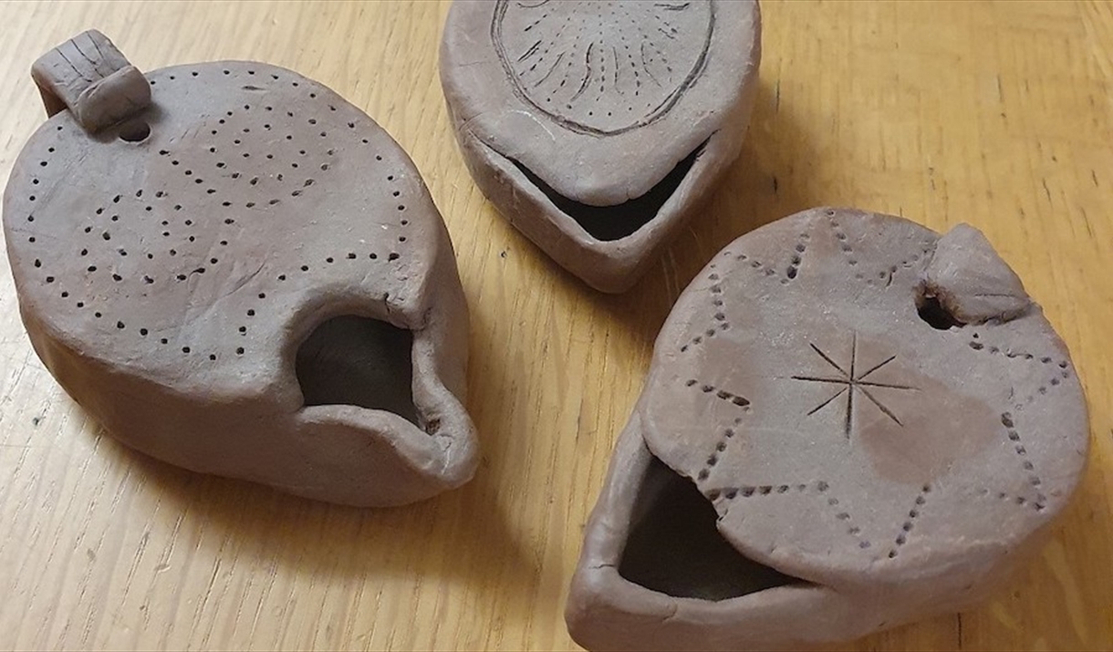 Handmade clay pots