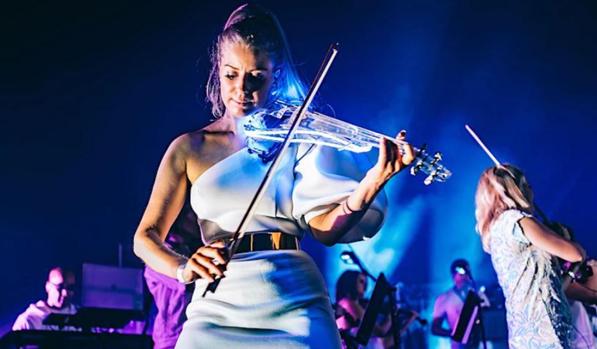 Woman playing violin