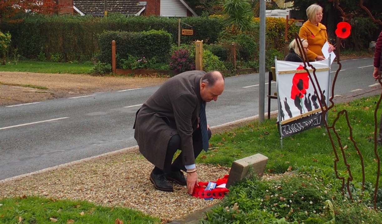 Remembrance Day service at Little Totham