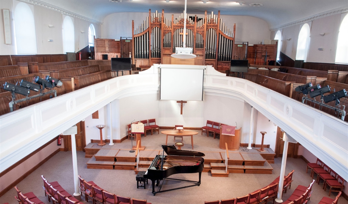 Interior of Maldon United Reformed Church