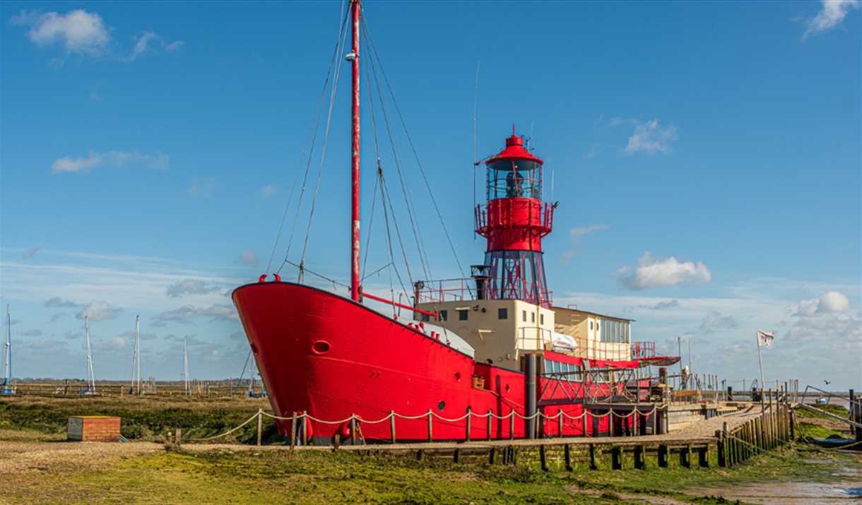 Red converted lightvessel, Tollesbury