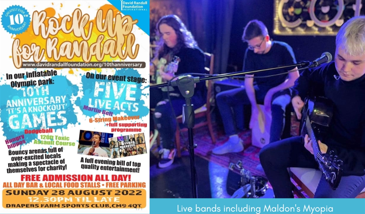 Maldon band Myopia appearing at Rock Up for Randall