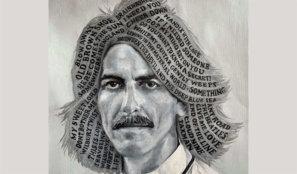 George Harrison Project pencil drawing