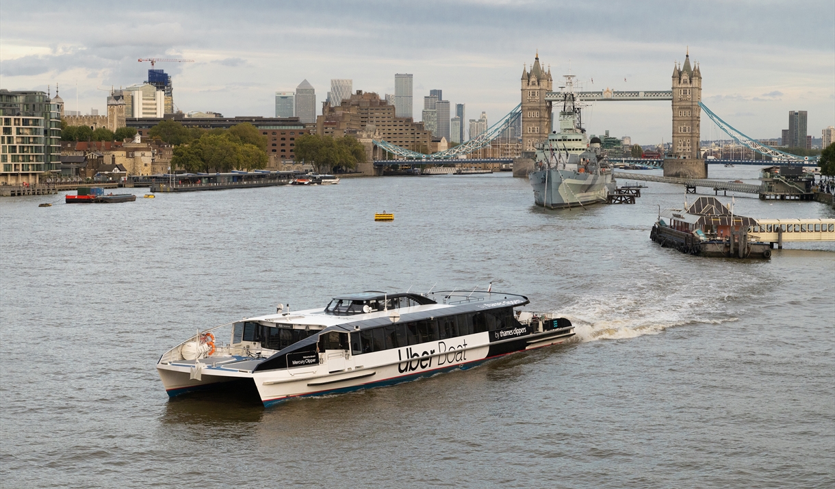 Mercury Clipper near Tower Bridge