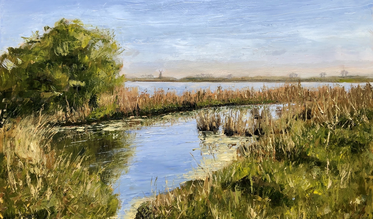 Norfolk Riverbank by Eleanor Allison