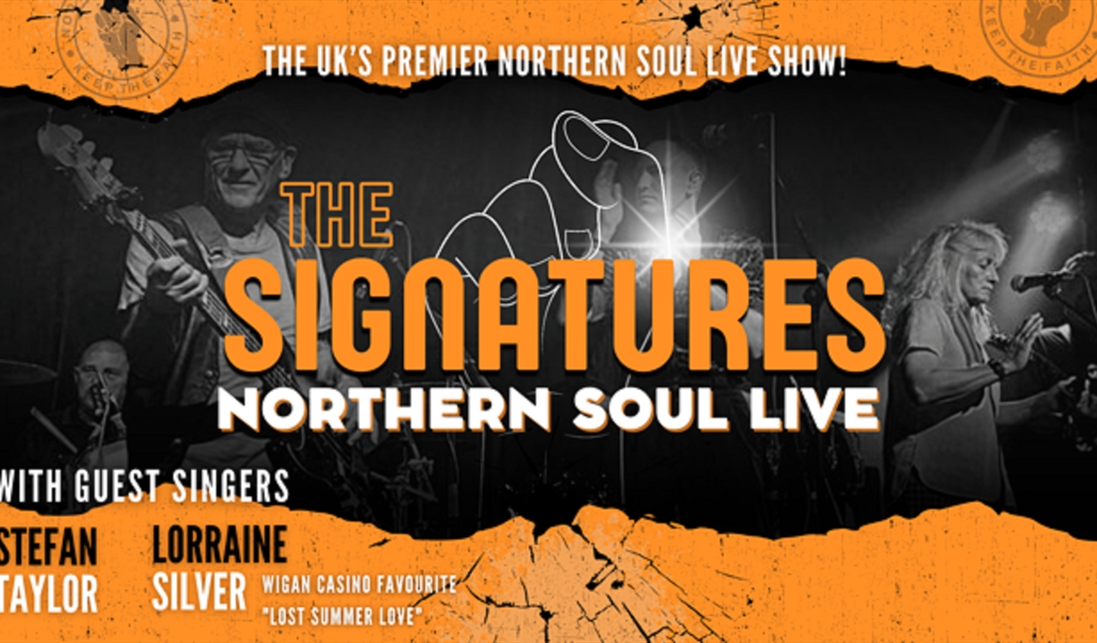 The Signatures Northern Soul Live Live entertainment in Colchester