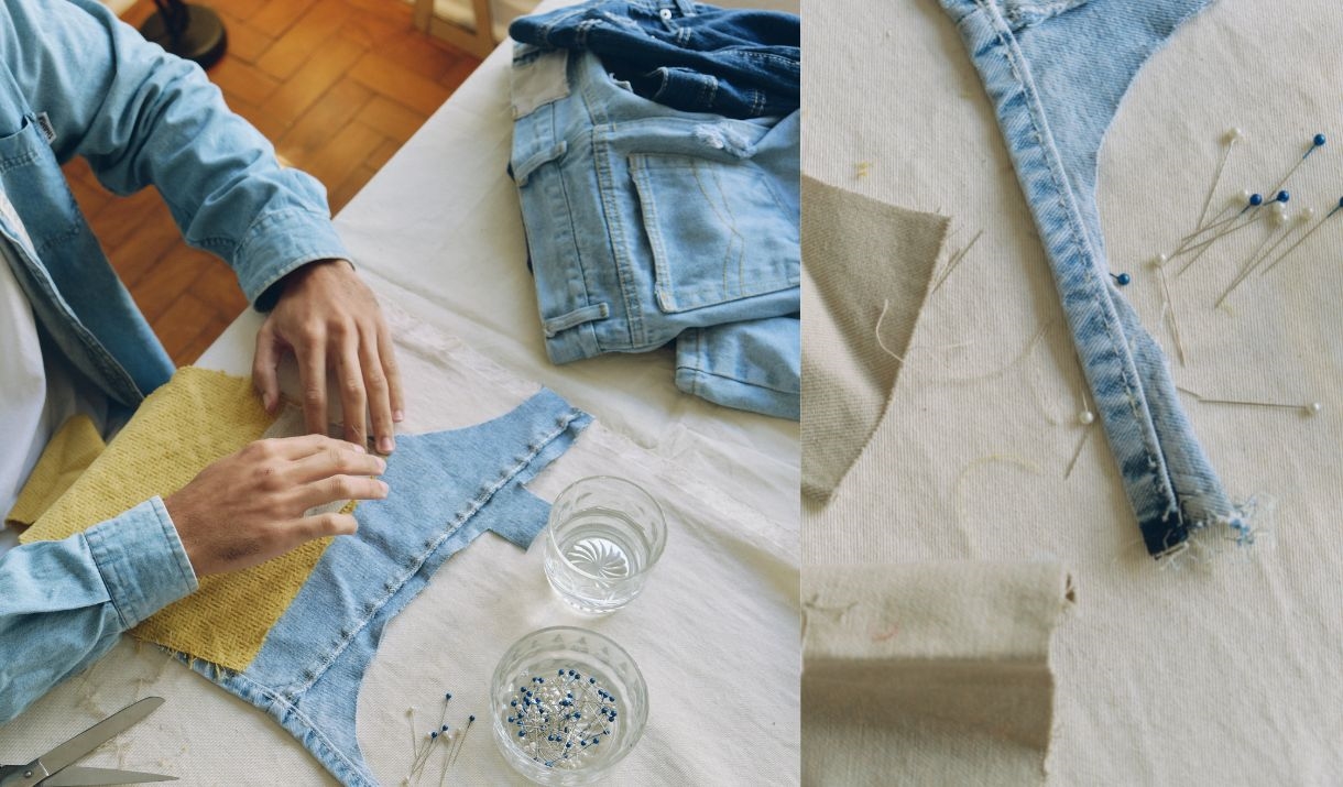 Beautiful  Refashion clothes, Upcycle clothes, Denim ideas