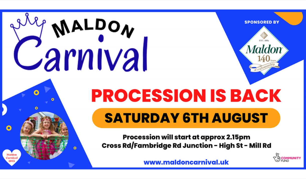 Maldon Carnival with Maldon Salt logo