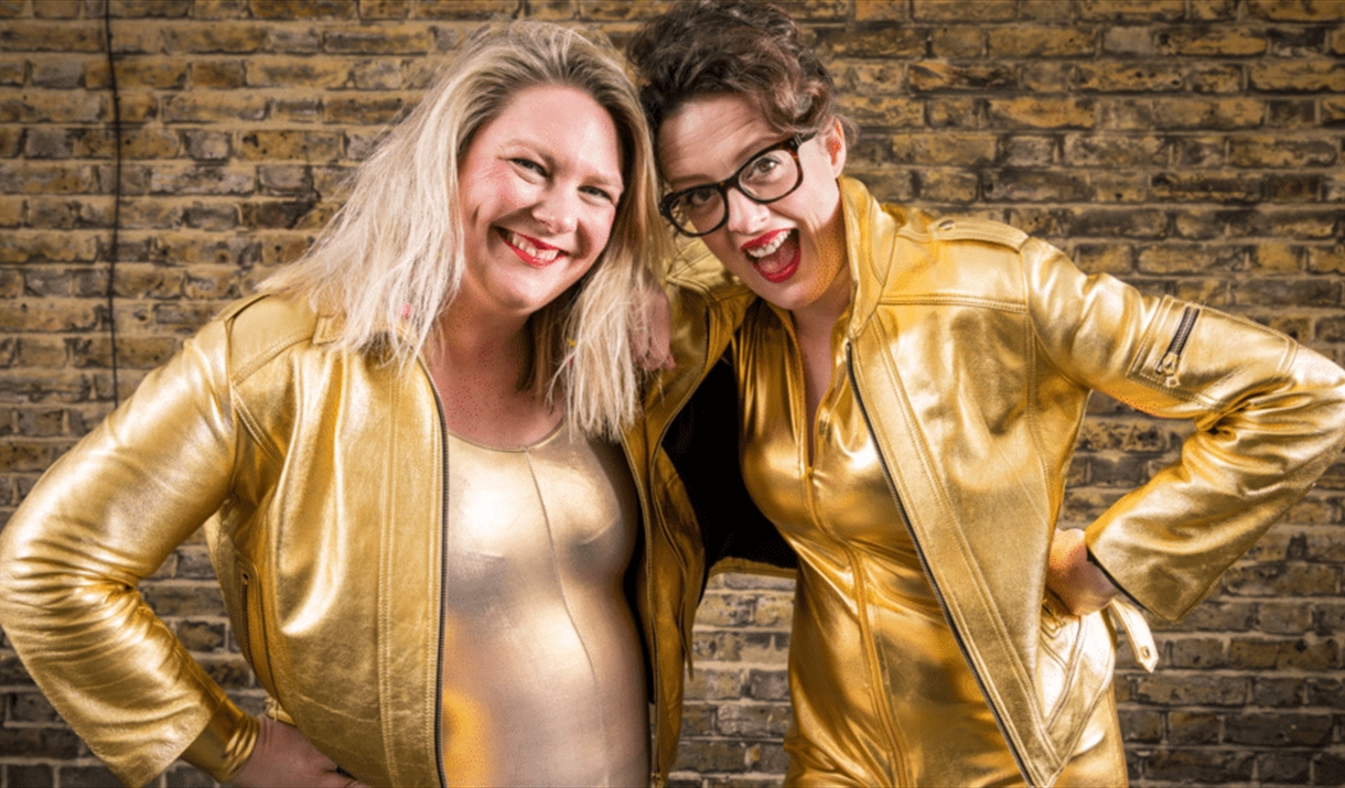 The Scummy Mummies, wearing gold!