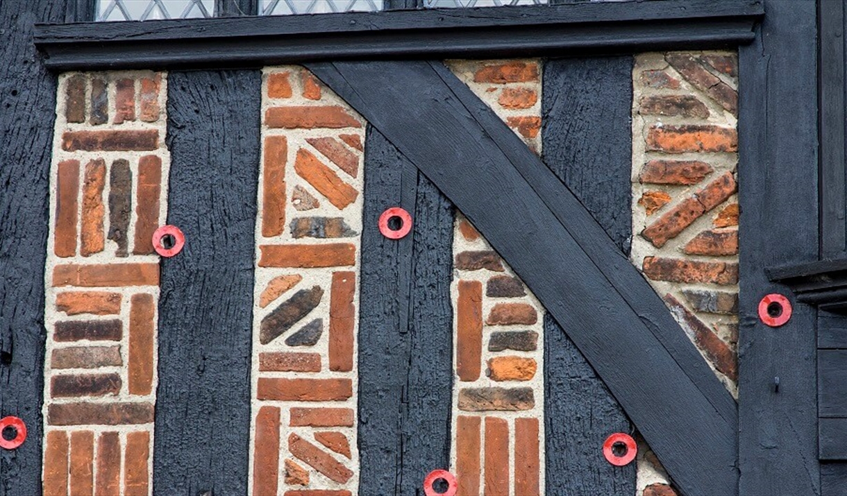 Musket Ball Holes in the Old Siege House