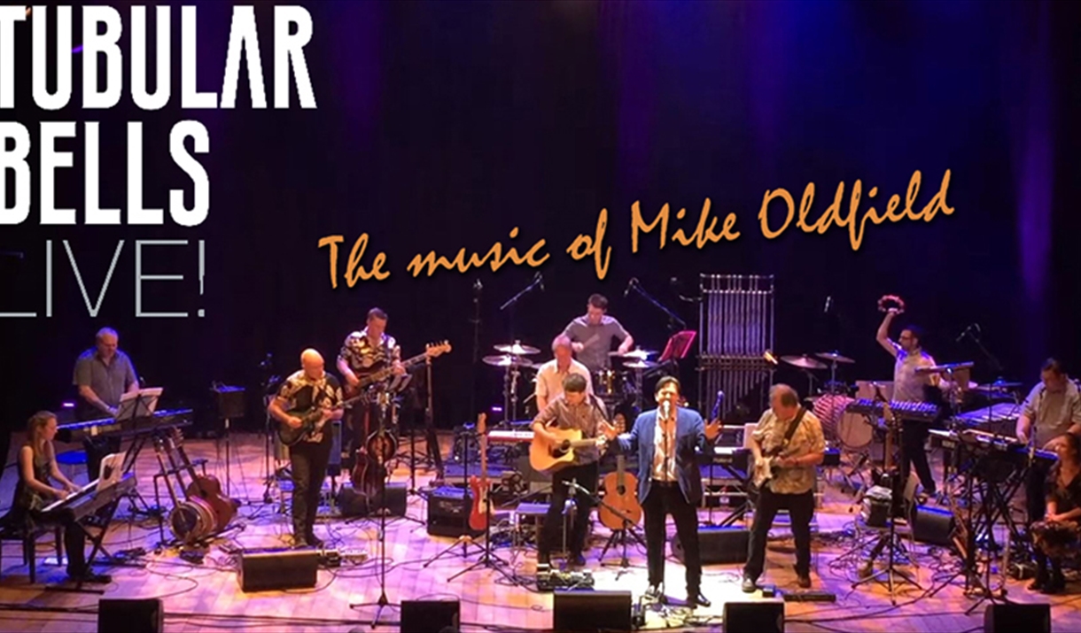 A 12 piece band on stage