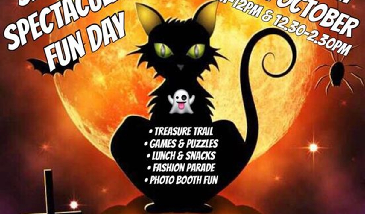 Spooky Spectacular Fun Day flyer