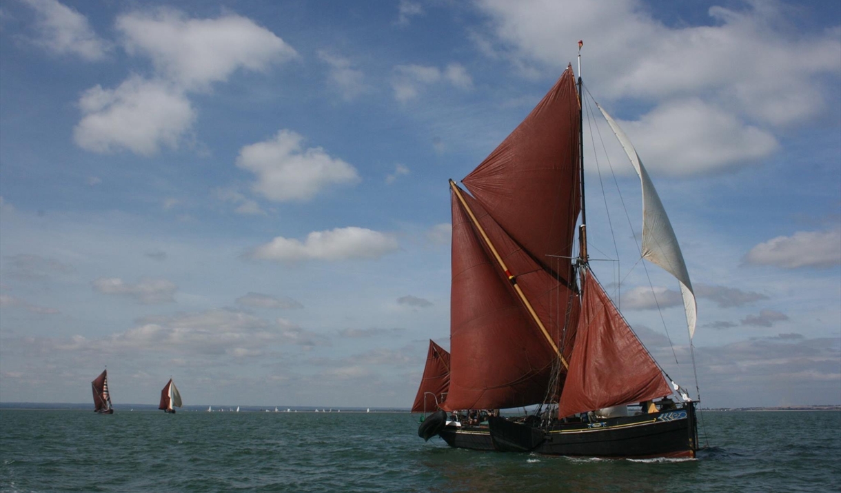 Centaur Thames Sailing Barge in full sail