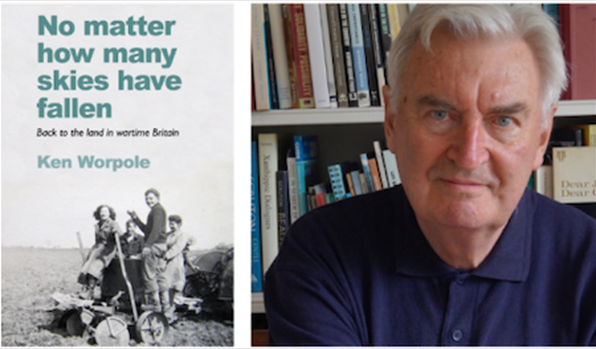 Ken Worpole and the cover of his new book