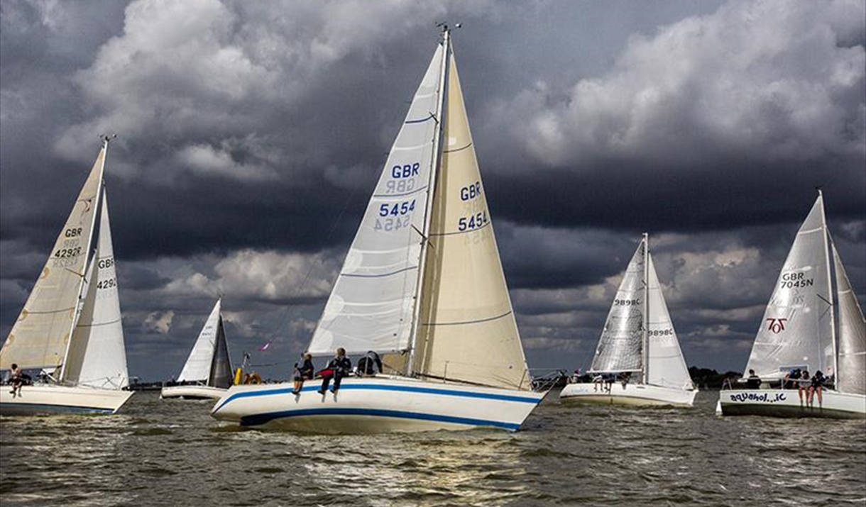 Cruiser Start at Mersea Week © Mersea Week