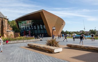 The Firstsite building - shown from the outside