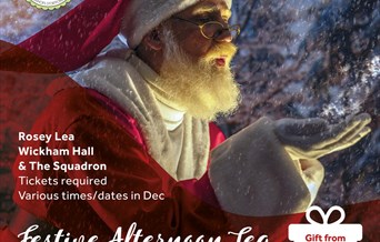 FAMILY FESTIVE AFTERNOON TEA WITH FATHER CHRISTMAS!