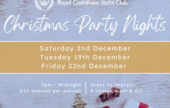 Christmas Party Nights at The Royal Corinthian Yacht Club