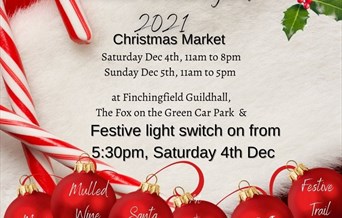 FInchingfield Christmas events 2021 - Flyer