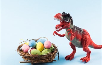 Dinosaur Egg Rock Painting