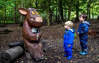 Two boys meet the Gruffalo's Child