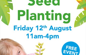 Poster showing child with plant