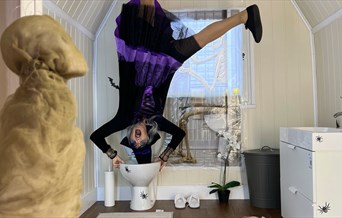 Spooky Delight: Halloween Adventures at the Upside Down House