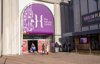 The Harvey Centre entrance