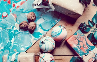 Christmas Marbling Workshop