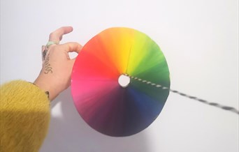 Spinning Colour Wheel