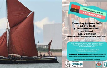 Poster with Thames Barge
