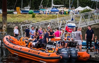 Burnham lifeboat at a previous open day