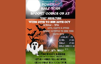 Poster for Halloween at Museum of Power