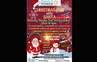 Christmas with Santa poster