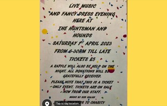 Poster for music event