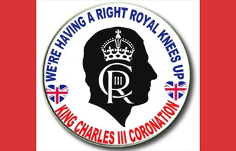 Poster with King Charles III in silhouette