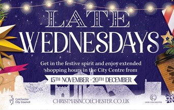 Late Wednesdays promotional graphic