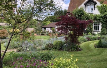 Beautiful country garden