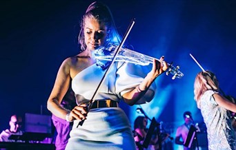 Woman playing violin