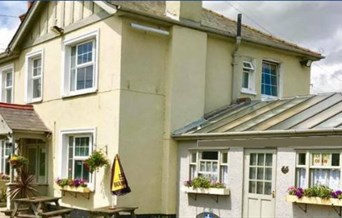 Outside of The Cricketers, Bradwell