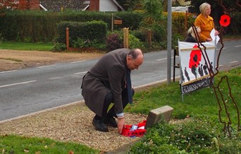Remembrance Day service at Little Totham