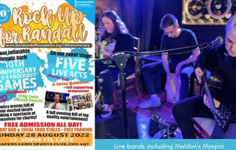 Maldon band Myopia appearing at Rock Up for Randall