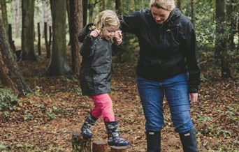 Girl in the woods